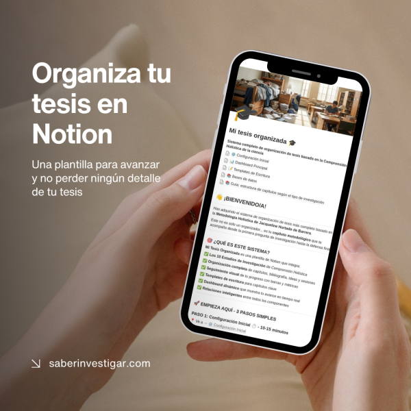 Plantilla Notion para tu Tesis